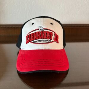 Dale Earnhardt Jr 8 Racing Adjustable Baseball Cap Red Black Chase CLEAN